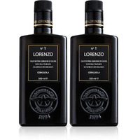 Barbera Lorenzo #1 Organic Extra Virgin Olive Oil Pdo Valli Trapanesi, Fruity, Cold Extracted Authentic Sicilian Olive Oil, Fresh Harvest Imported Olive Oil From Italy 16.9 Oz - Pack Of 2