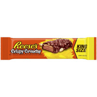 Reese's Peanut Butter Candy Bar Crispy Crunchy Bars, King Size (Pack Of 18)