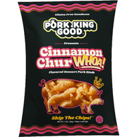 Pork King Good Cinnamon Churwhoa 3 Oz Dessert Flavored Pork Rinds - (4 Pack) Sweet And Salty, Gluten Free Snacks