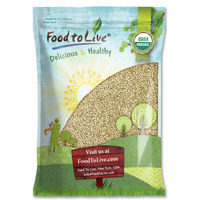 Food To Live Organic Buckwheat Groats, 15 Pounds - Whole Grain Buckwheat Seeds By Food To Live. Hulled, Non-Gmo, Kosher, Raw, Vegan, Sirtfood. Buckwheat Cereal In Bulk
