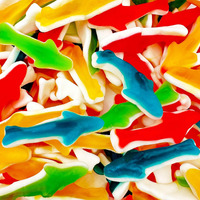 Gummy Sharks Candy In Assorted Fruit Flavors, 2-Pound Bag