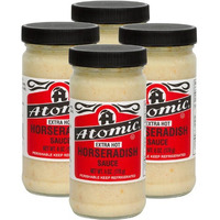 Atomic Horseradish - Extra Hot - ""4 Pack"" - (6 Oz Jars)