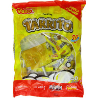 Vero Mexican Candy Tarrito Fruit Flavored Lollipops - 40Piece