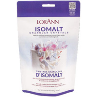 Lorann Oils Isomalt Sugar Substitute (Granular) - Sugar Substitute For Baking, 1 Lb - Isomalt Ready To Use - Clear & Non-Crystallizing, Formulated For Decorative Accents & Sugar Art - 1 Lb Bag