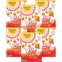 Simple Mills Pop Mmms Baked Snack Crackers, Pizza, Kosher, Gluten Free & Non-Gmo, 4 Ounce (Pack Of 6)