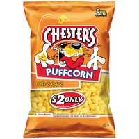 Chester's Puffcorn Snacks, Cheese, 4.5 Ounce (Pack Of 6)