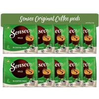 Senseo Mild Light Roast Coffee Pods, 16 Count (Pack Of 10) - Single Serve Coffee Pods Bulk Pack For Senseo Coffee Machine - Compostable Coffee Pods For Hot Or Iced Coffee, Cold Brew Coffee