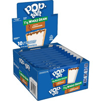 Pop-Tarts Toaster Pastries, Made With Whole Grain, School Lunch, Frosted Cinnamon (120 Pop-Tarts)