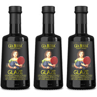 Gia Russa Balsamic Glaze - Balsamic Vinegar Glaze, Balsamic Vinegars, Vegan Italian Vinegar, Gluten Free Balsamic, Low Calorie Dressing, Product Of Italy - 8.5 Oz (3-Pack)