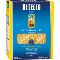 De Cecco Pasta No.95 Made In Italy High In Proteing & Iron Bronze Die, Farfalline, 16 Ounce (Pack Of 5)