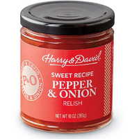 Harry & David Sweet Pepper & Onion Relish (10 Ounces), Sandwich Topping, Burger Condiment, Charcuterie Board