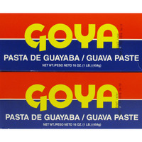 Goya Guava Paste / Pasta De Guayaba 16 Oz (1 Lb, 454 G) Bars (2 Pack) By Goya