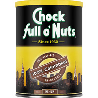 Chock Full Onuts 100% Colombian Ground Coffee, Medium Roast - Colombian Arabica Coffee - Rich, Full-Flavored, Aromatic And Smooth Medium-Dark Blend 1.5 Pound (Pack Of 1)