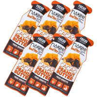 Nakee Butter Focus Nut Butter: High-Protein, Low-Carb Keto Peanut Butter With Cacao & Mct Oil, 12G Protein - On-The-Go, 6 Packs.