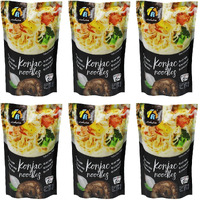 Hethstia Konjac Noodle Fettuccine Low Carb Miracle Noodle Gluten-Free Shirataki Noodle, 57.14 Oz Keto Konjac Ramen, Vegan, Low Calorie Pasta, Non-Gmo, Sugar Free (6-Pack)