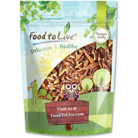 Food To Live Pecan Pieces, 1 Pound - Chopped Raw Pecan Nuts, Unsalted, Unroasted, Shelled, Kosher, Vegan, Sirtfood, Bulk. Good Source Of Iron, And Calcium. For Baking, Homemade Desserts, & Salads.