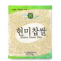 Rom America Sweet Sticky Glutinous Short Grain Brown Rice For Asian Cooking And Desserts - Risotto, Porridge, Healthy Breakfast Bowl, Soups, Pudding - ???? Hyeonmi Chapssal - 2 Pound (Pack Of 1)