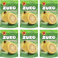 Zuko Guava Instant Powder Drink | Family Pack | No Sugar Needed | Vitamin C | 14.1 Ounce (Pack Of 6)