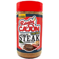 Ragin' Cajun Sizzlin' Steak Seasoning 8 Oz (Pack Of 1)