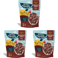 Seven Sundays Sunflower Cereal, Real Cocoa, 8 Oz Bag (Pack Of 3), Grain & Gluten Free, 5G Upcycled Protein, 1G Added Sugar, Crunchy Chocolate Snack