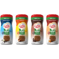 Nestle Coffee Mate Zero Sugar Flavored Creamer 4 Pack Variety Pack (10.2 Oz Bottles) - Vanilla Caramel, Hazelnut, French Vanilla, Chocolate Crme