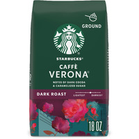 Starbucks Ground Coffee, Dark Roast Coffee, Caff Verona, 100% Arabica, 1 Bag (18 Oz)