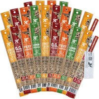 Righteous Felon Meat Sticks Variety Pack | Healthy Snack For Adults | Gluten Free & Keto Meat Sticks | Low Sugar & High Protein Meat Sticks | Turkey, Pork, Beef Sticks | Jerky Gifts For Men | 24 Pack