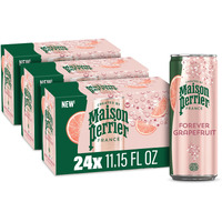 Maison Perrier Grapefruit Flavored Sparkling Water, 11.15 Fl Oz Can (24 Count)