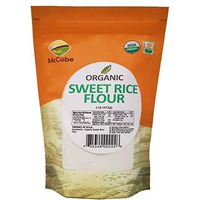 Mccabe Organic Sweet Rice Flour - Gluten Free Organic Glutinous Rice Flour | Sweet Rice Flour For Baking | Rich In Fibers And Minerals | Usda And Ccof Certified Organic | Product Of Usa | 1Lbs