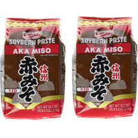 Shirakiku Miso Aka (Red) Soy Bean Paste, 35.2-Ounce Bags (Pack Of 2)