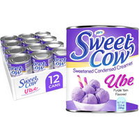 Ube Condensed Milk, 13.40 Oz (Pack Of 12) - Jans Sweet Cow Sweetened Condensed Creamer