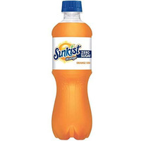 Sunkist Orange Zero (Diet) Soda 20 Oz Bottles (Pack Of 10, Total Of 200 Fl Oz)