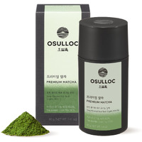Osulloc Premium Matcha Powder (Unsweetened), Premium Organic (Usda) Pure Leaf Green Tea From Jeju, 1.41 Oz, 40G