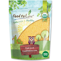 Food To Live Organic Hulled Millet, 3 Pounds - Whole Grain Seeds, Non-Gmo, Kosher, Raw, Bulk, Product Of The Usa