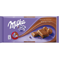 World's Best Milka Chocolate - Noisette, 10 Bars