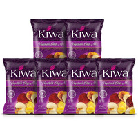 Kiwa Healthy Veggie Chips - Vegetable Snacks For Kids & Adults - Exotic Chips With Plantain, Beet, Parsnip, Cassava, Sweet Potato - Gluten-Free & Non-Gmo (6 Individual Snacks Pack)