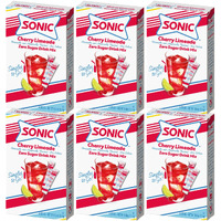 Sonic Singles To Go! Sonic Singles To Go Powdered Drink Mix, Cherry Limeade, 6 Sticks Per Box,(Pack Of 6)