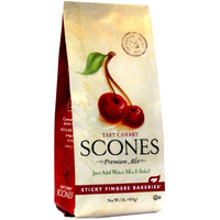 English Scone Mix, Tart Cherries By Sticky Fingers Bakeries - Easy To Make English Scones Fresh Baked, Makes 12 Scones (1Pk)