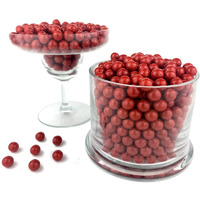 Color It Candy Red Sixlets 2 Lb Bag - Perfect For Table Centerpieces, Weddings, Birthdays, Candy Buffets, & Party Favors.