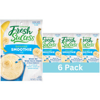Concord Foods Banana Smoothie Mix - Fruit Flavor With No Artificial Flavors, Colors, Or Preservatives - Ideal For Fresh Fruit Smoothies - 2 Oz Pouch For Healthy Smoothies Pack Of 6