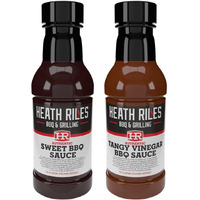 Heath Riles Bbq Sauces, Sweet And Tangy Vinegar Bbq Sauce Sampler, Pit Master Barbecue Sauce For Meat, Marinades, Dressings