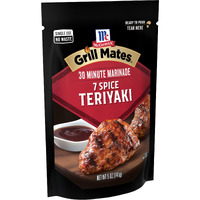 Mccormick Grill Mates 7 Spice Teriyaki 30 Minute Marinade, 5 Oz (Pack Of 6)