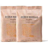 Public Goods Ramen Noodles | Brothless Vegan Noodle | All Natural Ingredients | Preservative Free | No Added Msg | Sesame Paste (10 Pack)