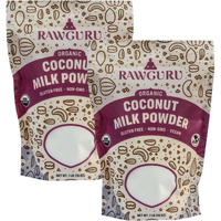 Rawguru Coconut Milk Powder - 16 Oz (Pack Of 2) - Usda Organic | Gluten Free | Non-Gmo | Vegan | Plant-Based Creamer