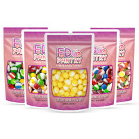 Freeze Dried Candy Variety Pack - Fruit Crunch 5 Pack, Fruit Crunch Original, Wildberry, Sour, Tropical, Lemon 4 Oz (5 Count) - Assortment Combo Bundle Pouch - Gift Bag