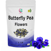 Butterfly Pea Flower Dried 1 Lb | Blue Butterfly Pea Flower Tea | Makes Beautiful Blue Or Purple Food Coloring | Non-Gmo, Ethically Sourced | By Yogi's Gift