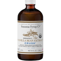 Sonoma Syrup Co Organic Pure Vanilla Bean Extract ""Crush"", 8 Oz