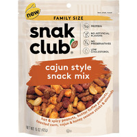 Snak Club Cajun Style Snack Mix, Family Size, 15 Ounce