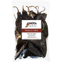 8Oz Pasilla Chiles Dried, Whole Dried Chile Mexican Peppers, Versatile Mexican Ingredients For Medium Heat Salsa, Dried Mexico Chiles For Tasty Cooking Recipes, Whole Chilli Dried Peppers.