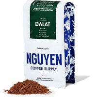 Nguyen Coffee Supply - Dalat Arabica: Dark Roast Premium Ground Coffee Beans, Vietnamese Single Origin, Direct Trade, Roasted In Brooklyn [12 Oz Bag]